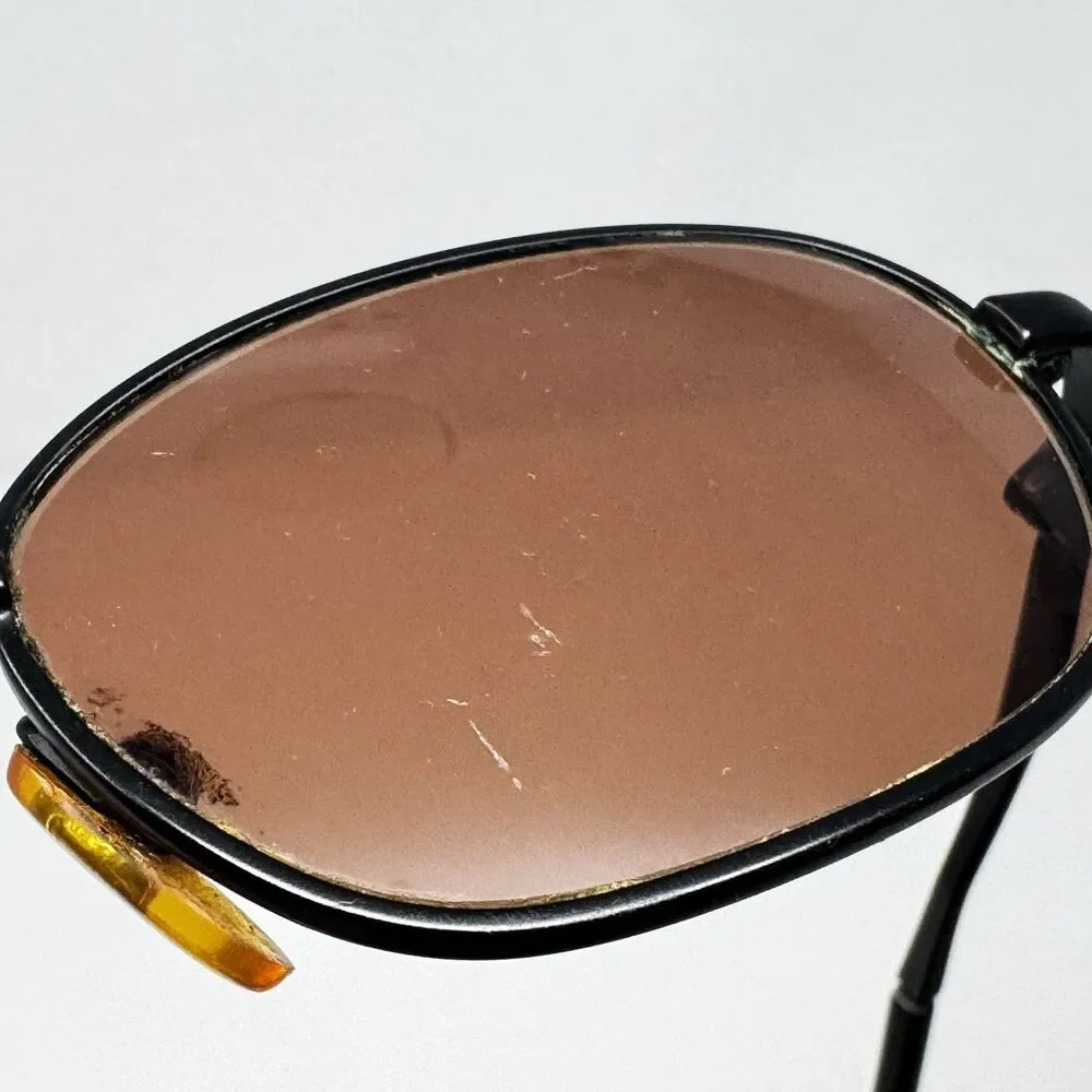 Serengeti 6470 Tradewind Black Drivers Sunglasses Brown Lenses 47-18-145 Vintage